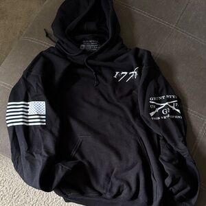 Grunt Style Black Hoodie- Medium